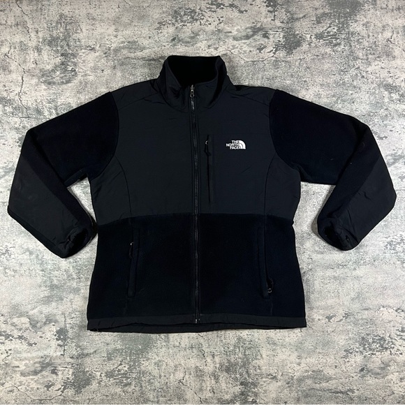 Vintage Women’s Black North Face Fleece Full-zip Size XL - Picture 1 of 4